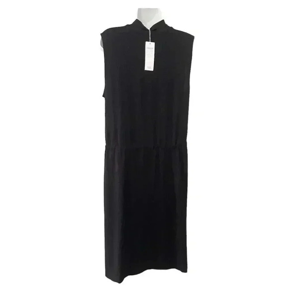 NWT Eileen Fisher Jersey Mock Neck Dress size Medium - Picture 5 of 9